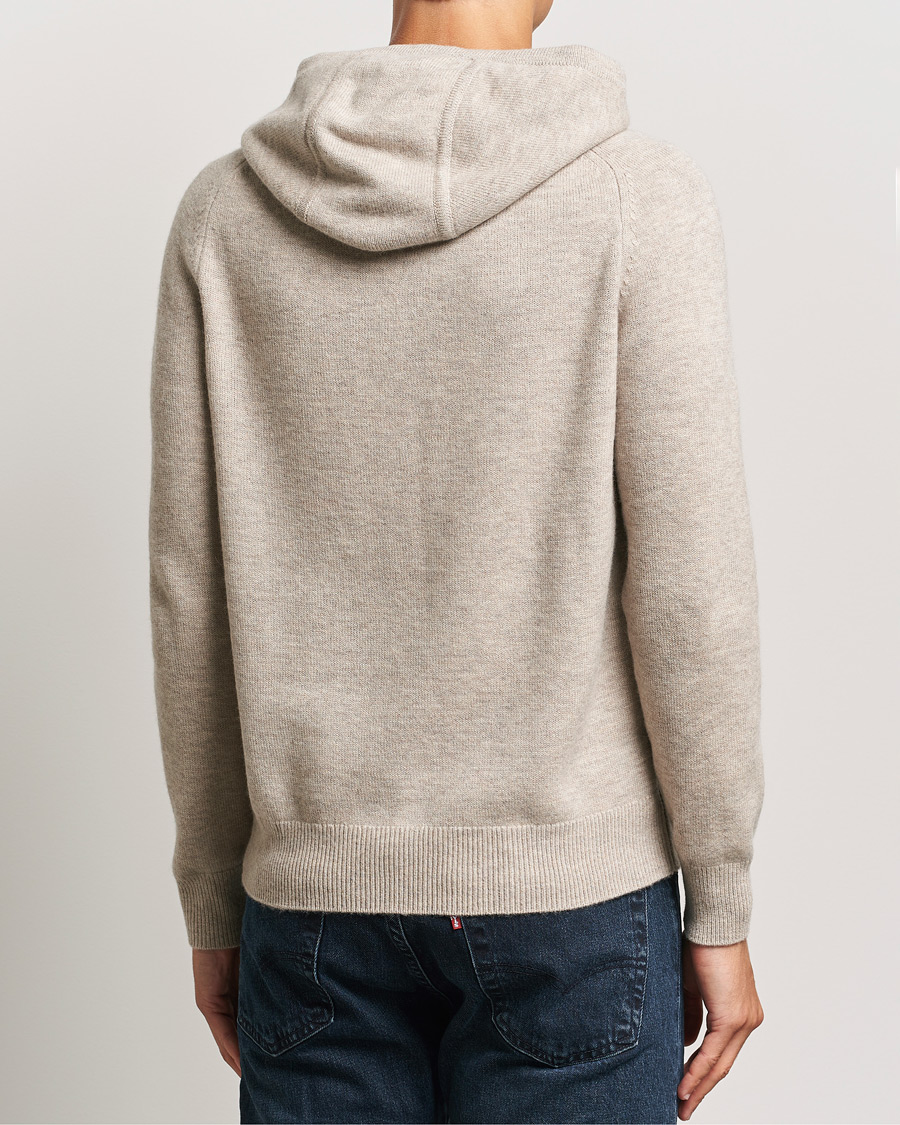 Hombres | Jerséis y prendas de punto | Morris | Hertford Merino Hoodie Khaki
