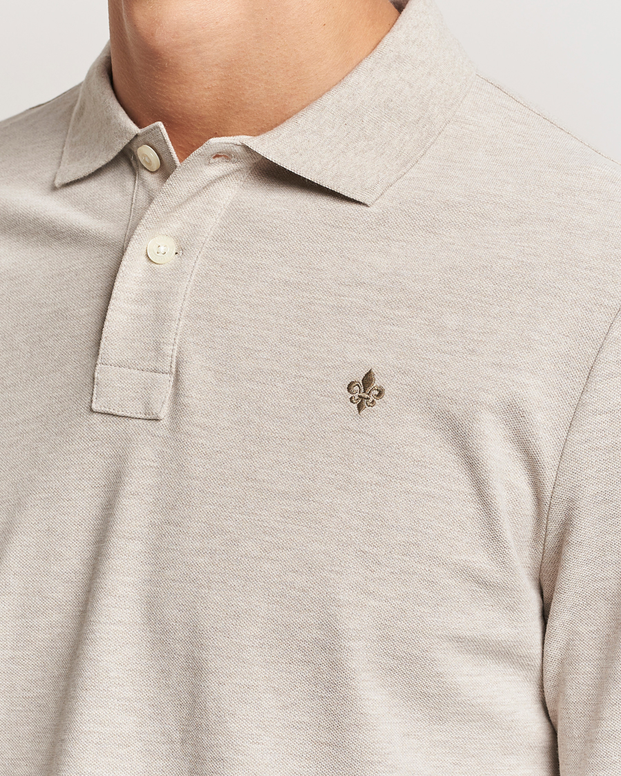 Hombres | Jerséis y prendas de punto | Morris | Camden Long Sleeve Polo Khaki