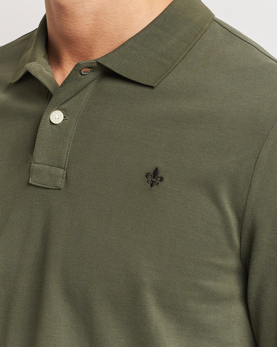 Hombres | Jerséis y prendas de punto | Morris | Camden Long Sleeve Polo Olive