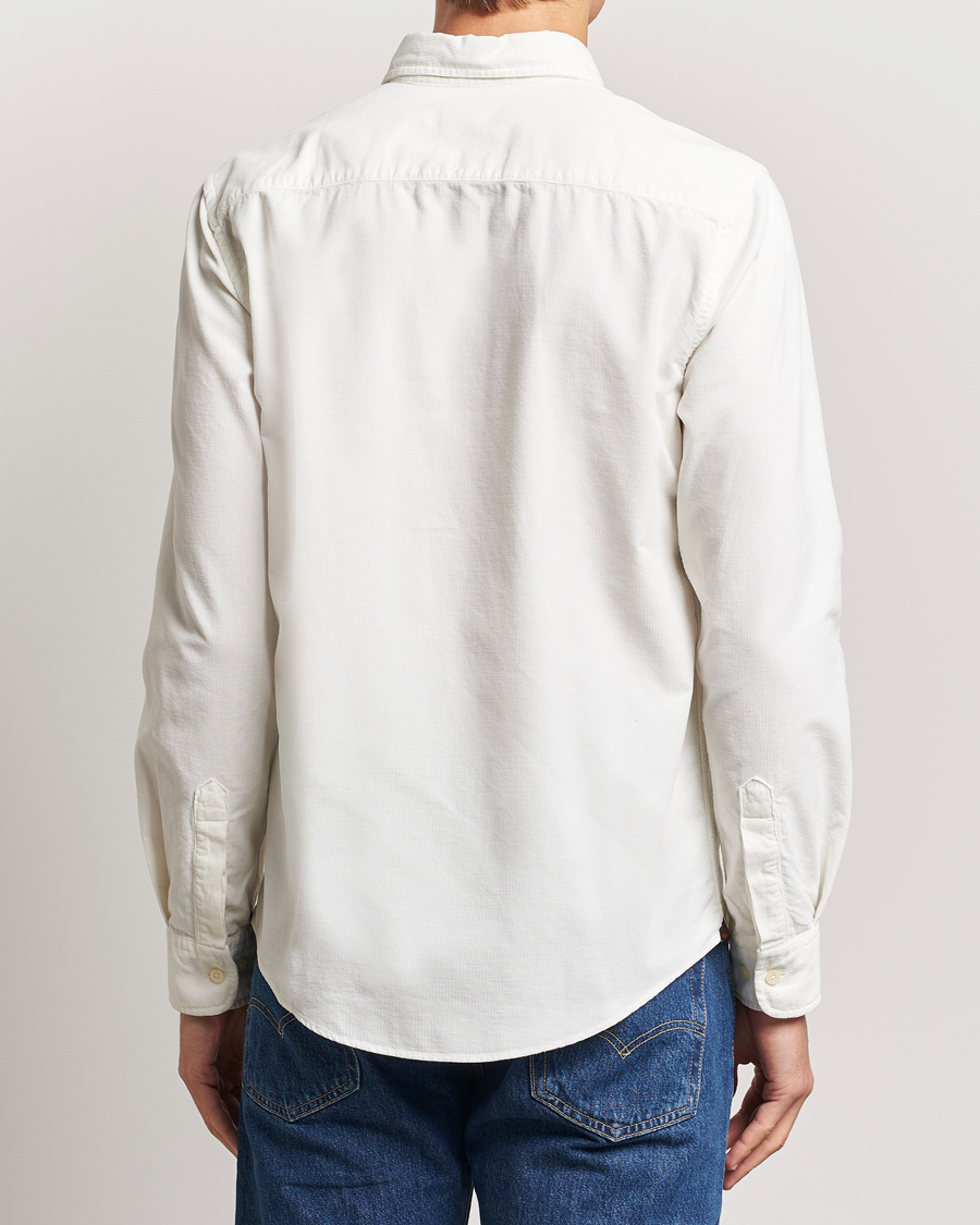 Hombres | Camisas | Morris | Douglas Corduroy Shirt Off White