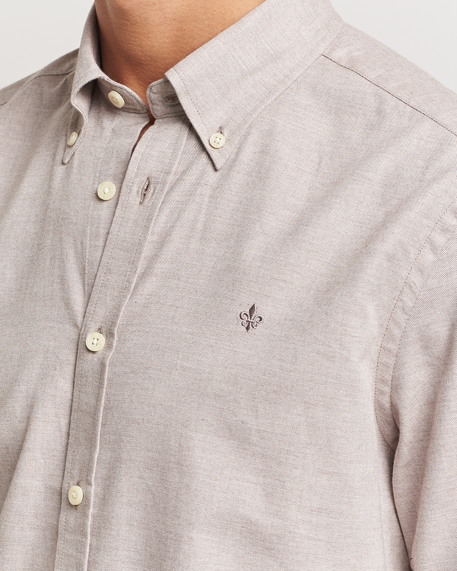 Hombres | Camisas | Morris | Watts Flannel Shirt Khaki