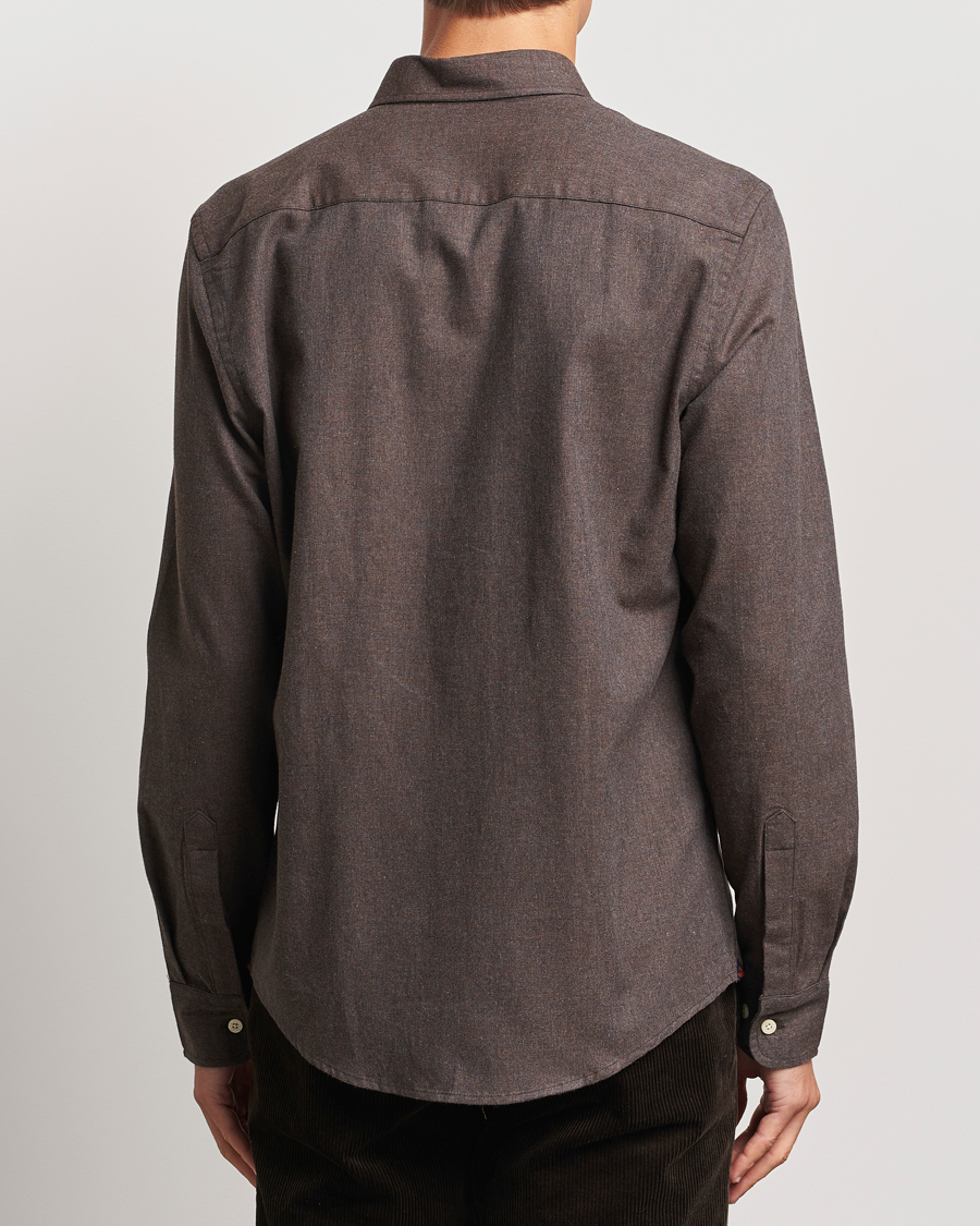 Hombres | Camisas | Morris | Watts Flannel Shirt Brown