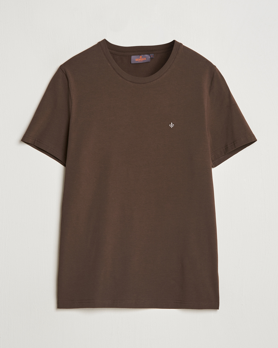 Hombres | Camisetas | Morris | James Crew Neck Tee Brown