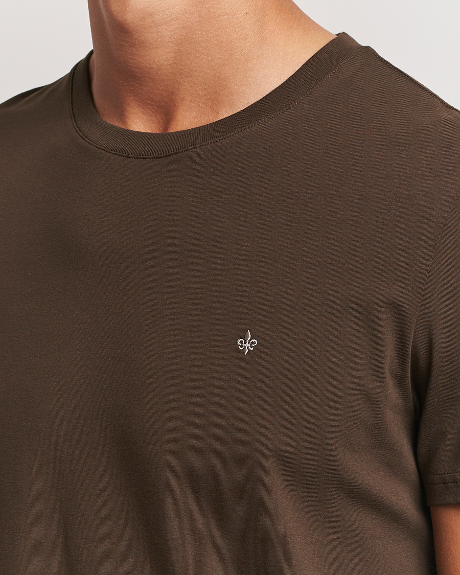 Hombres | Camisetas | Morris | James Crew Neck Tee Brown