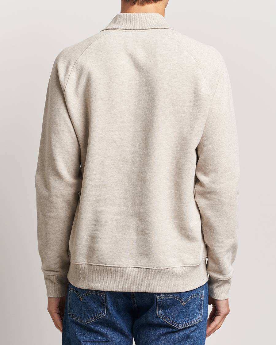 Hombres | Jerséis y prendas de punto | Morris | Maryon Half Zip Sweatshirt Khaki