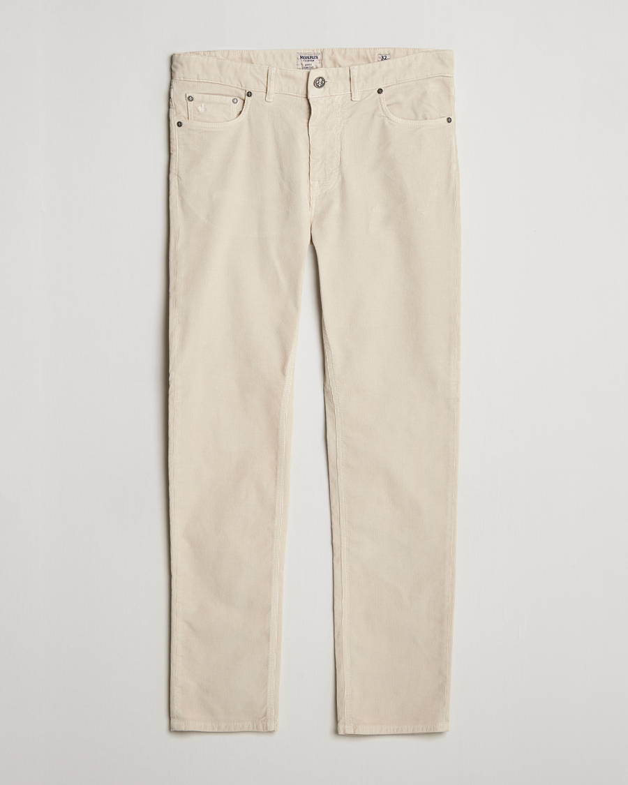 Hombres | Pantalones | Morris | James Corduroy 5-Pocket Pant Off White
