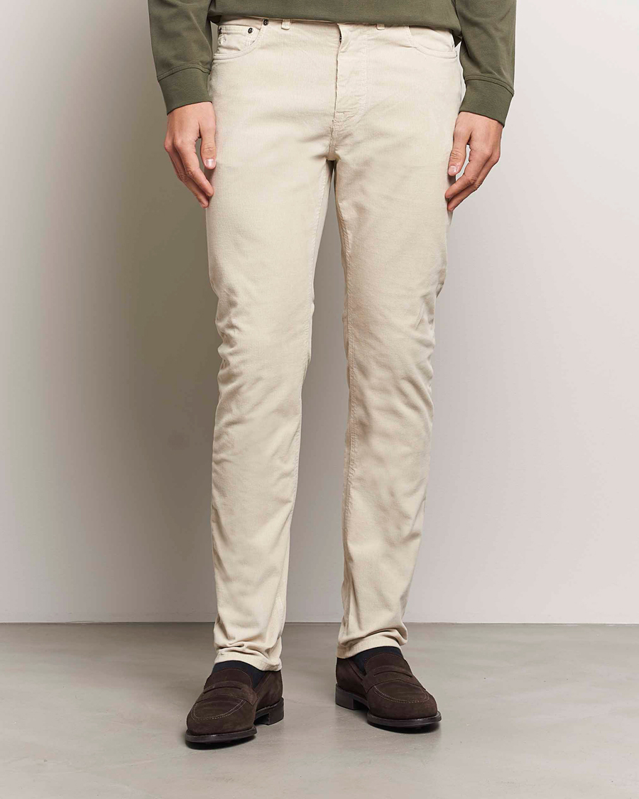 Hombres | Pantalones | Morris | James Corduroy 5-Pocket Pant Off White