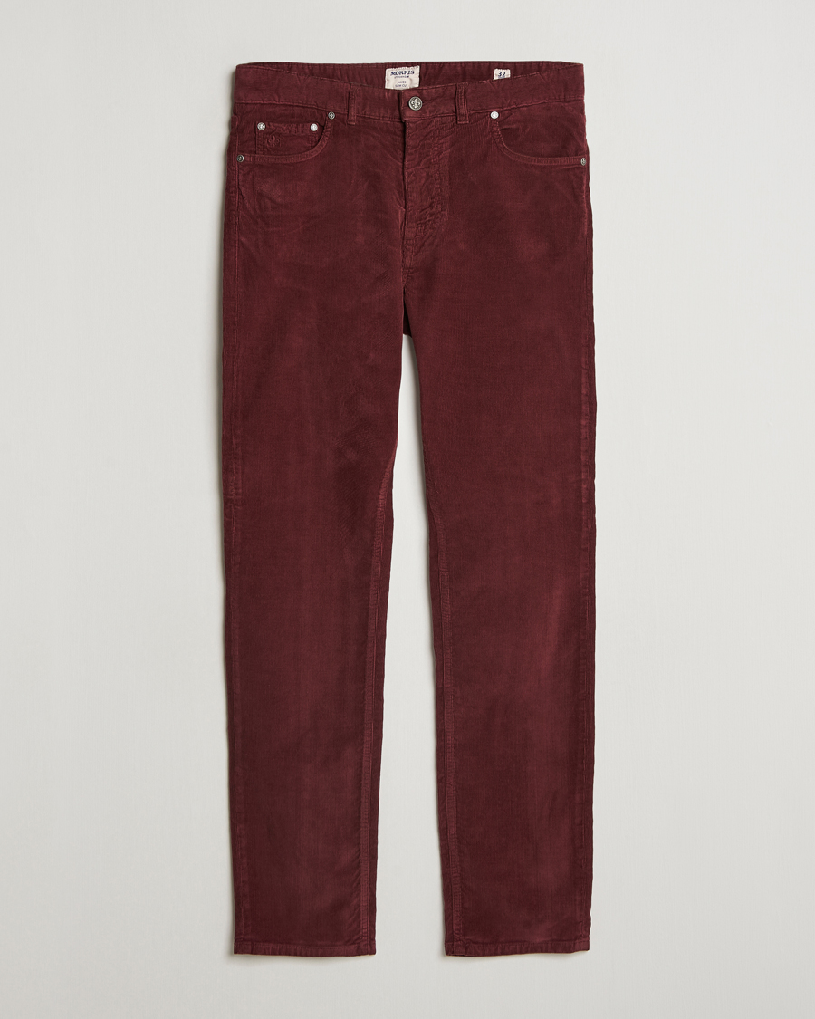 Hombres | Pantalones | Morris | James Corduroy 5-Pocket Pant Wine Red
