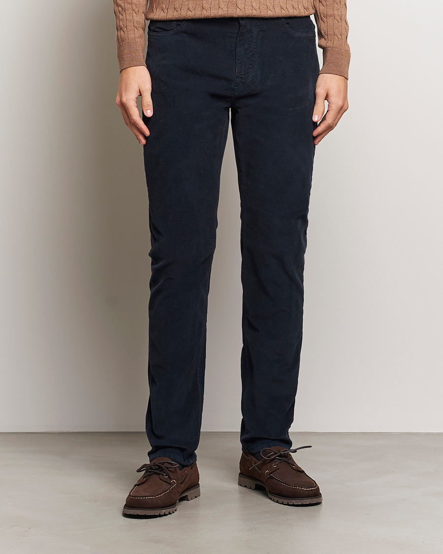 Hombres | Pantalones | Morris | James Corduroy 5-Pocket Pant Navy