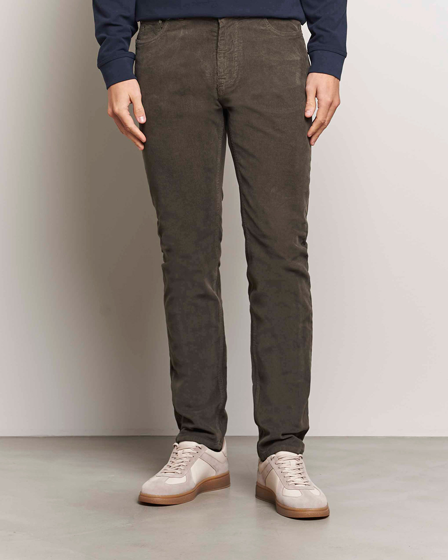 Hombres | Pantalones | Morris | James Corduroy 5-Pocket Pant Olive