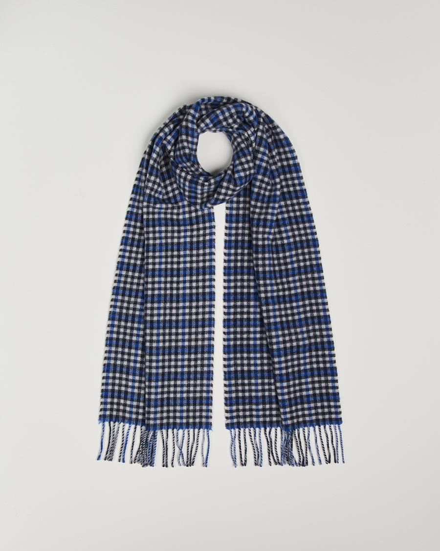 Hombres | Morris Barry Check Scarf Grey | Morris | Barry Check Scarf Grey