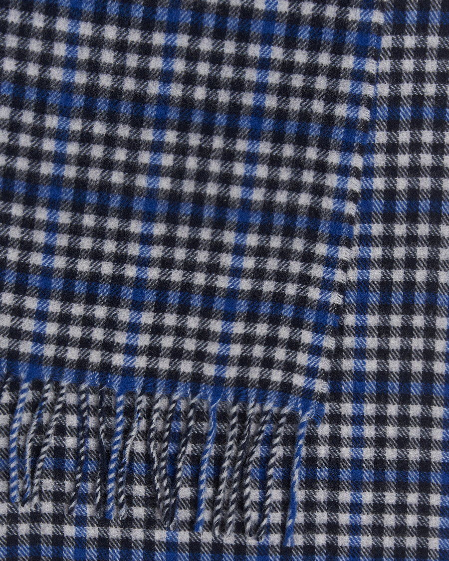 Hombres | Morris Barry Check Scarf Grey | Morris | Barry Check Scarf Grey