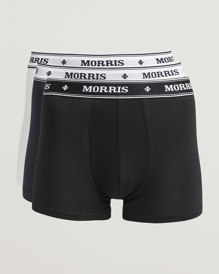 Hombres | Ropa interior y calcetines | Morris | 3-Pack Boxer Briefs White/Black/Navy