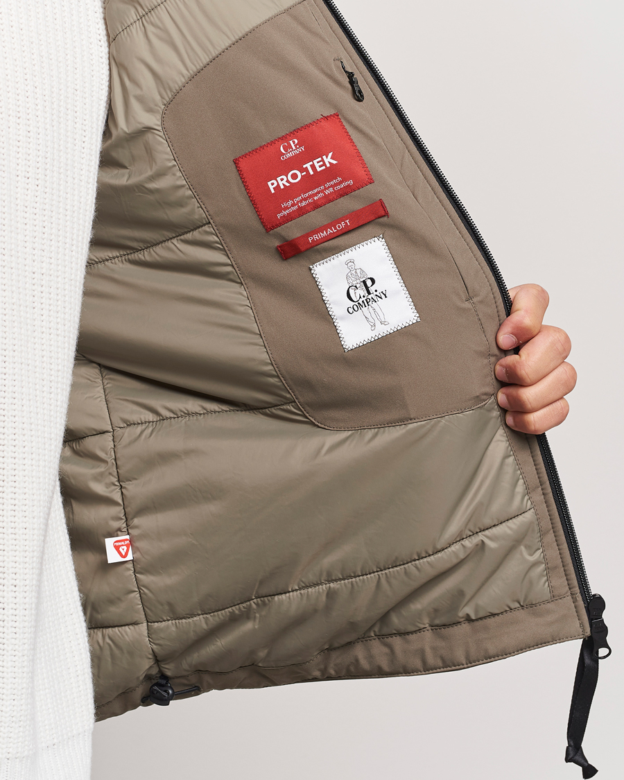 Hombres | Abrigos y chaquetas | C.P. Company | Pro-Tec Lightweight Padded Jacket Mud Green