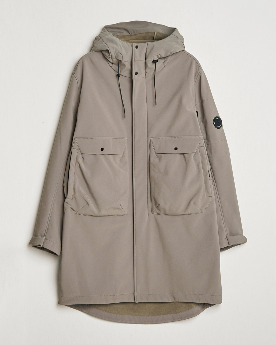 Hombres | Abrigos y chaquetas | C.P. Company | CP Shell Long Hooded Jacket Mud Green