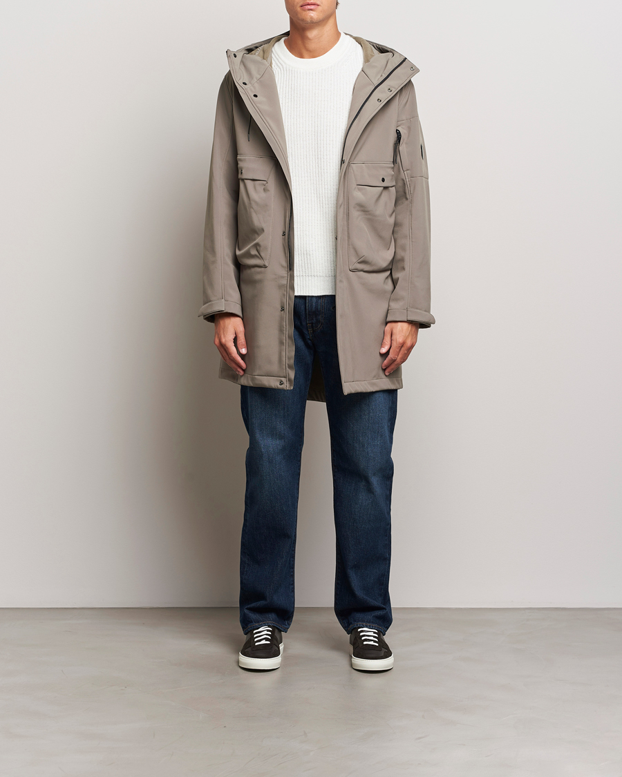 Hombres | Abrigos y chaquetas | C.P. Company | CP Shell Long Hooded Jacket Mud Green