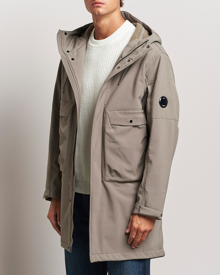Hombres | Abrigos y chaquetas | C.P. Company | CP Shell Long Hooded Jacket Mud Green