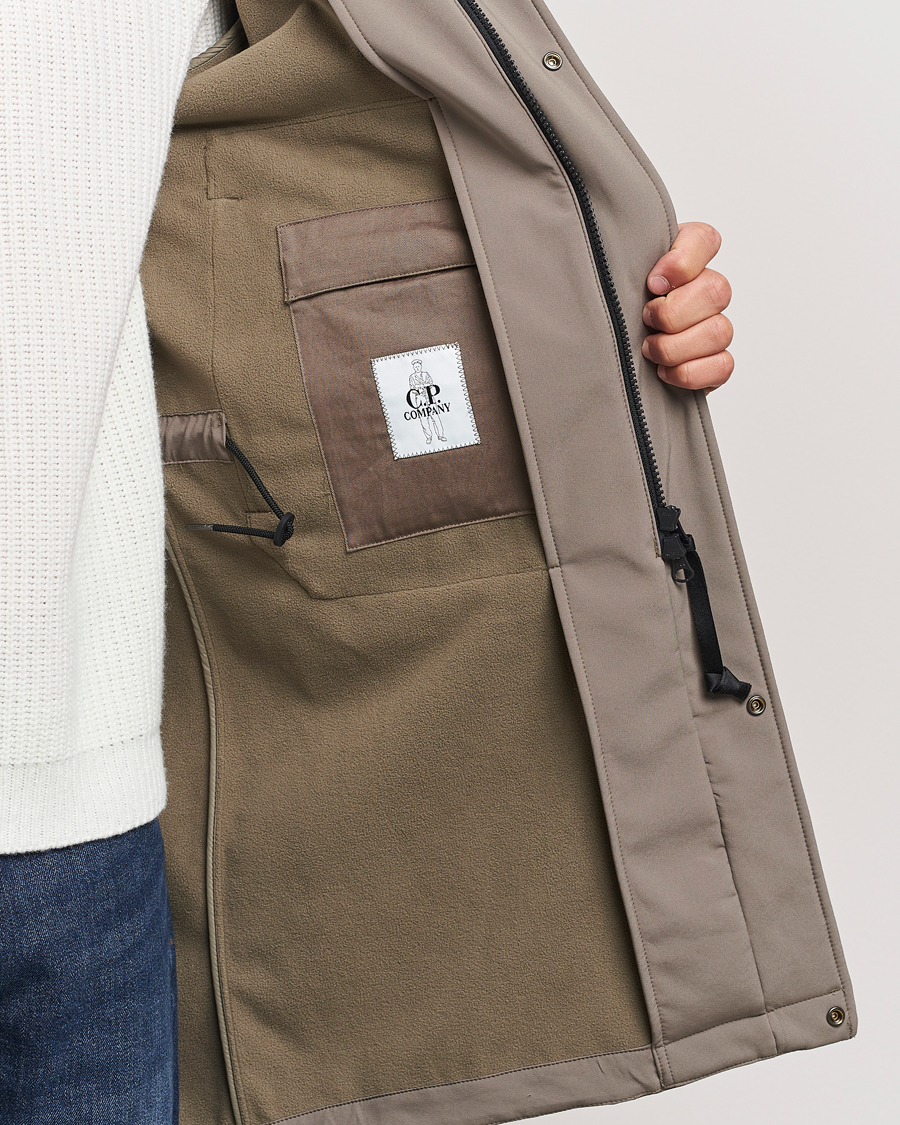 Hombres | Abrigos y chaquetas | C.P. Company | CP Shell Long Hooded Jacket Mud Green