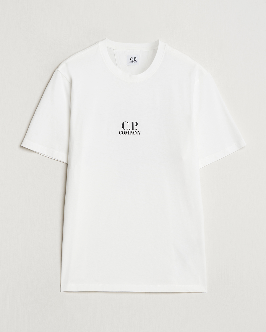 Hombres | Camisetas | C.P. Company | Jersey Back Logo T-Shirt White