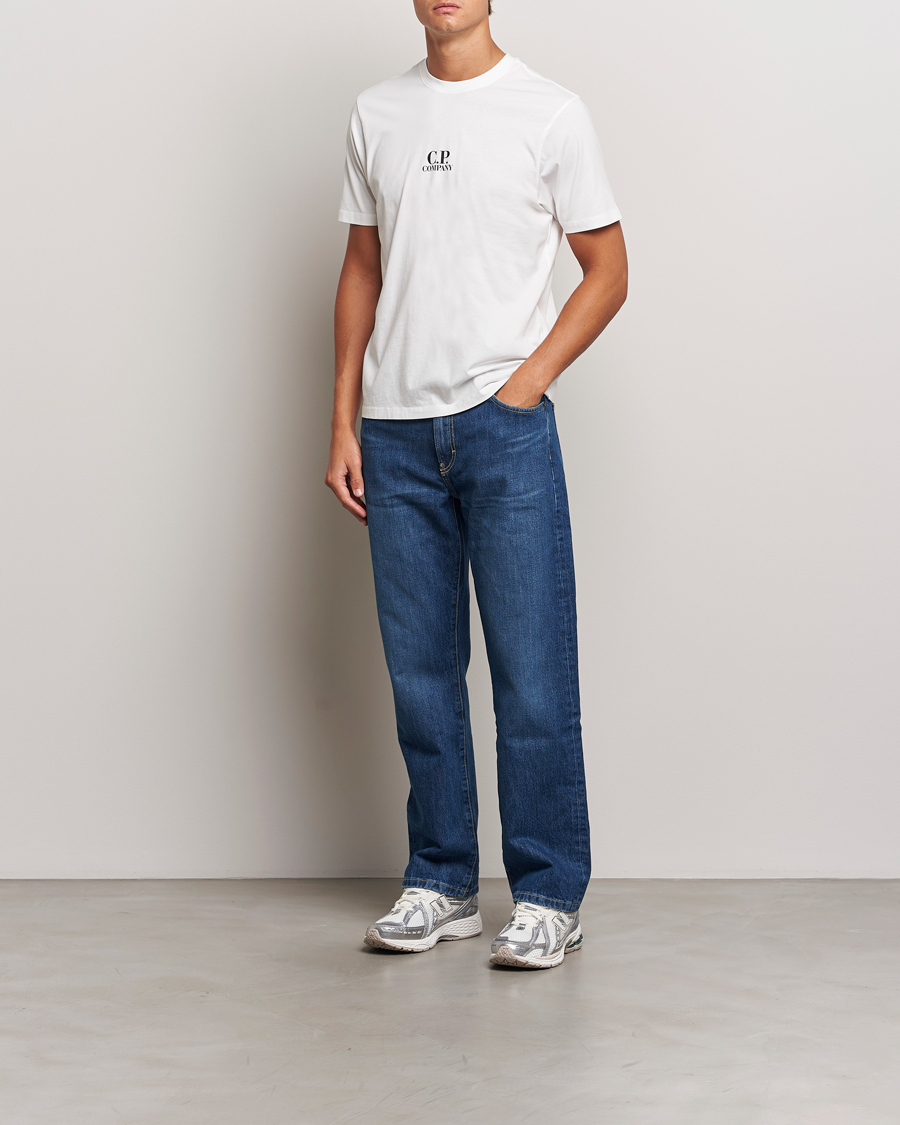 Hombres | Camisetas | C.P. Company | Jersey Back Logo T-Shirt White
