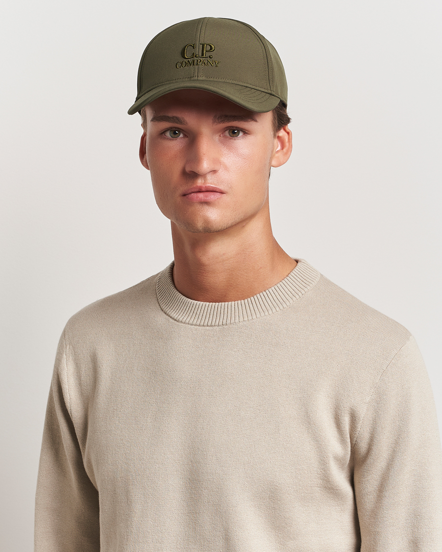 Hombres | C.P. Company CP Shell Baseball Cap Olive | C.P. Company | CP Shell Baseball Cap Olive
