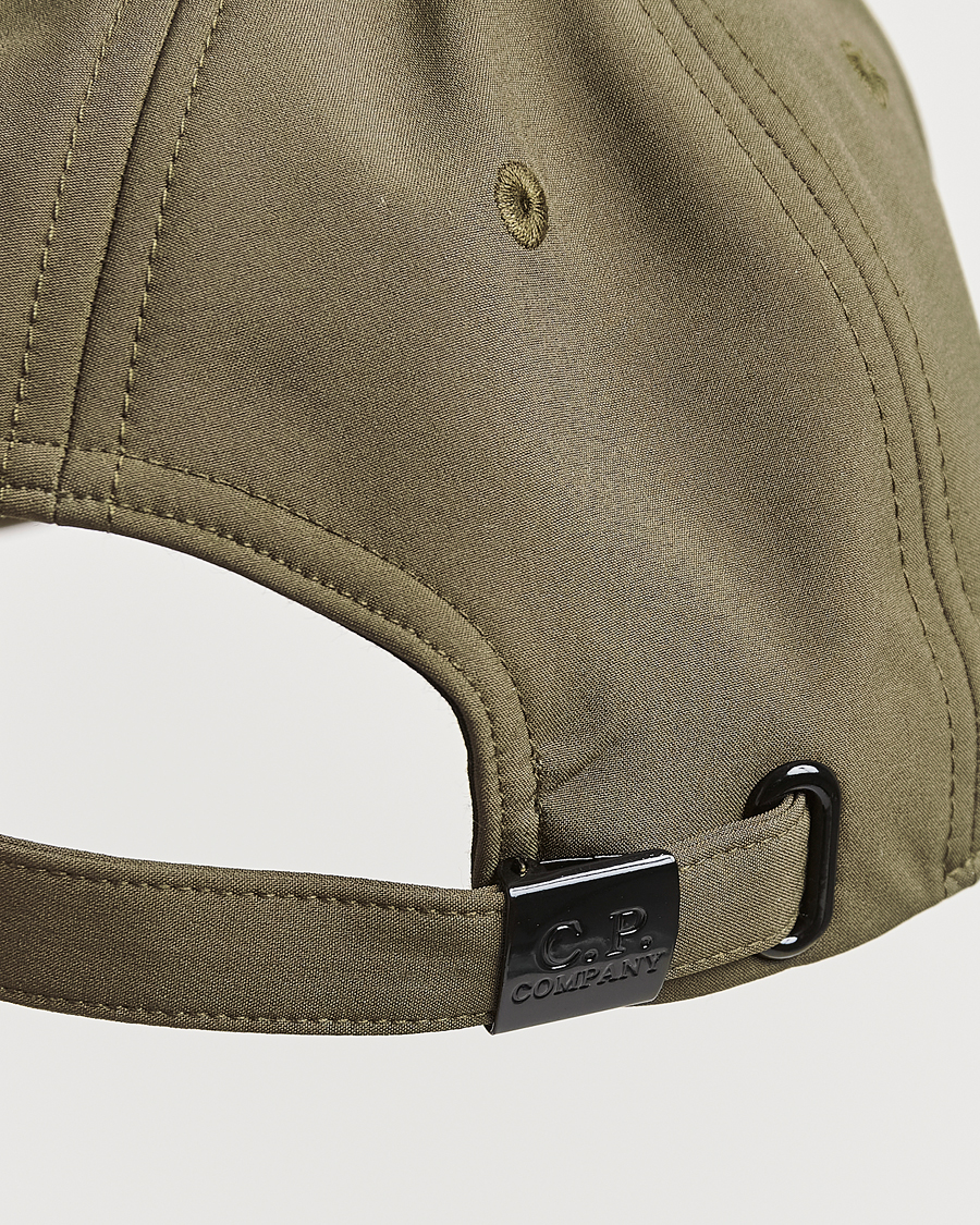 Hombres | C.P. Company CP Shell Baseball Cap Olive | C.P. Company | CP Shell Baseball Cap Olive