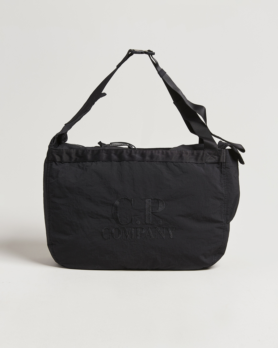 Hombres | C.P. Company Plain Paper Touch Bag Black | C.P. Company | Plain Paper Touch Bag Black