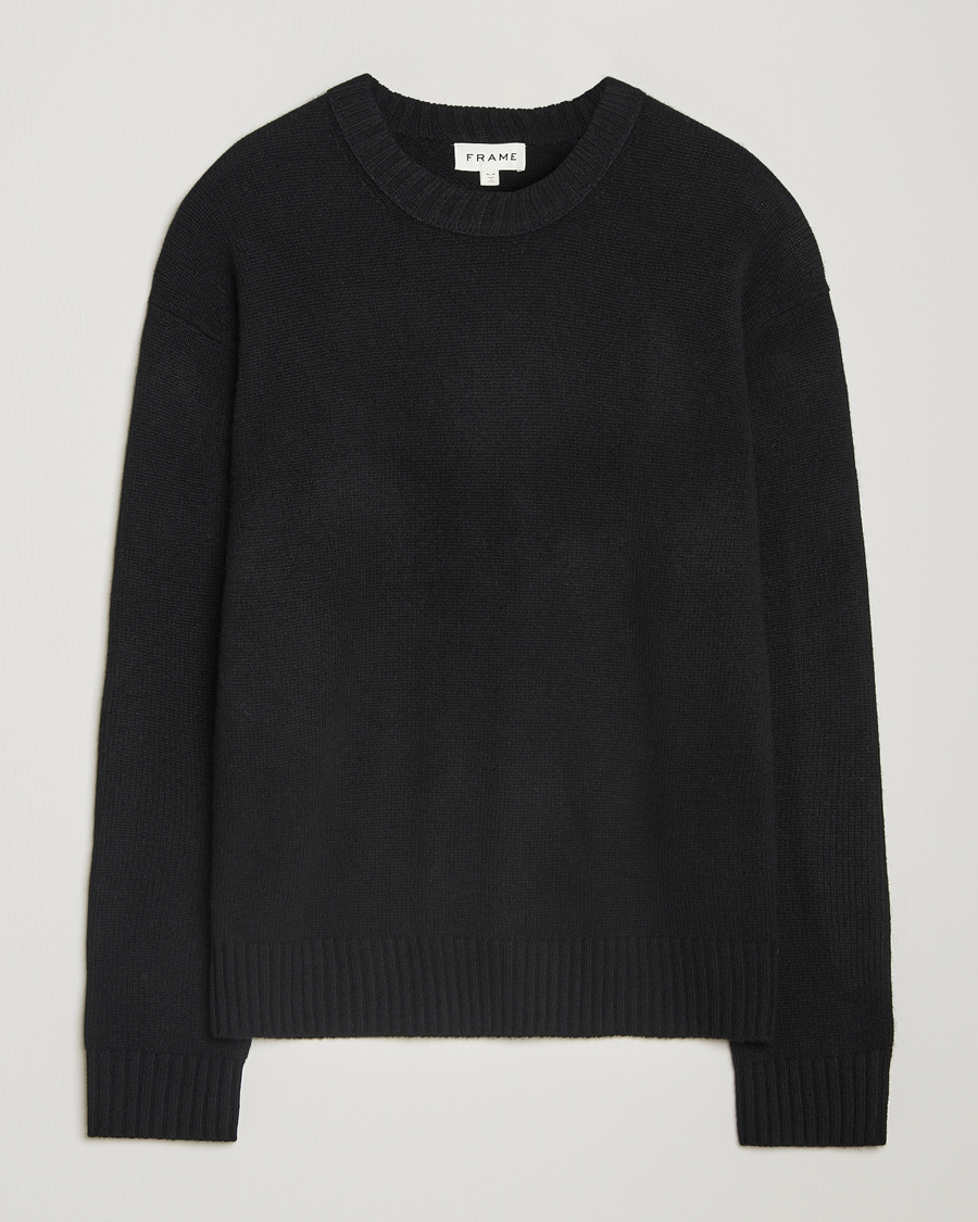 Hombres | Jerséis y prendas de punto | FRAME | Cashmere Sweater Noir