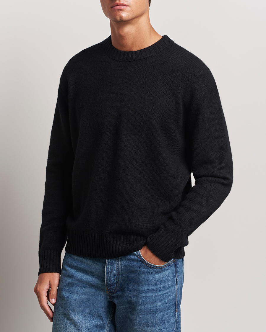 Hombres | Jerséis y prendas de punto | FRAME | Cashmere Sweater Noir