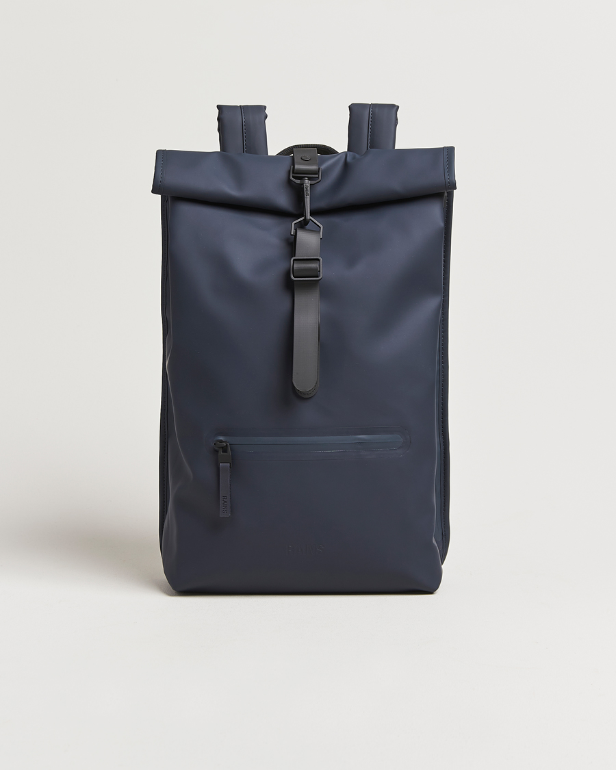 Hombres | Bolsos | RAINS | Rolltop Rucksack Navy