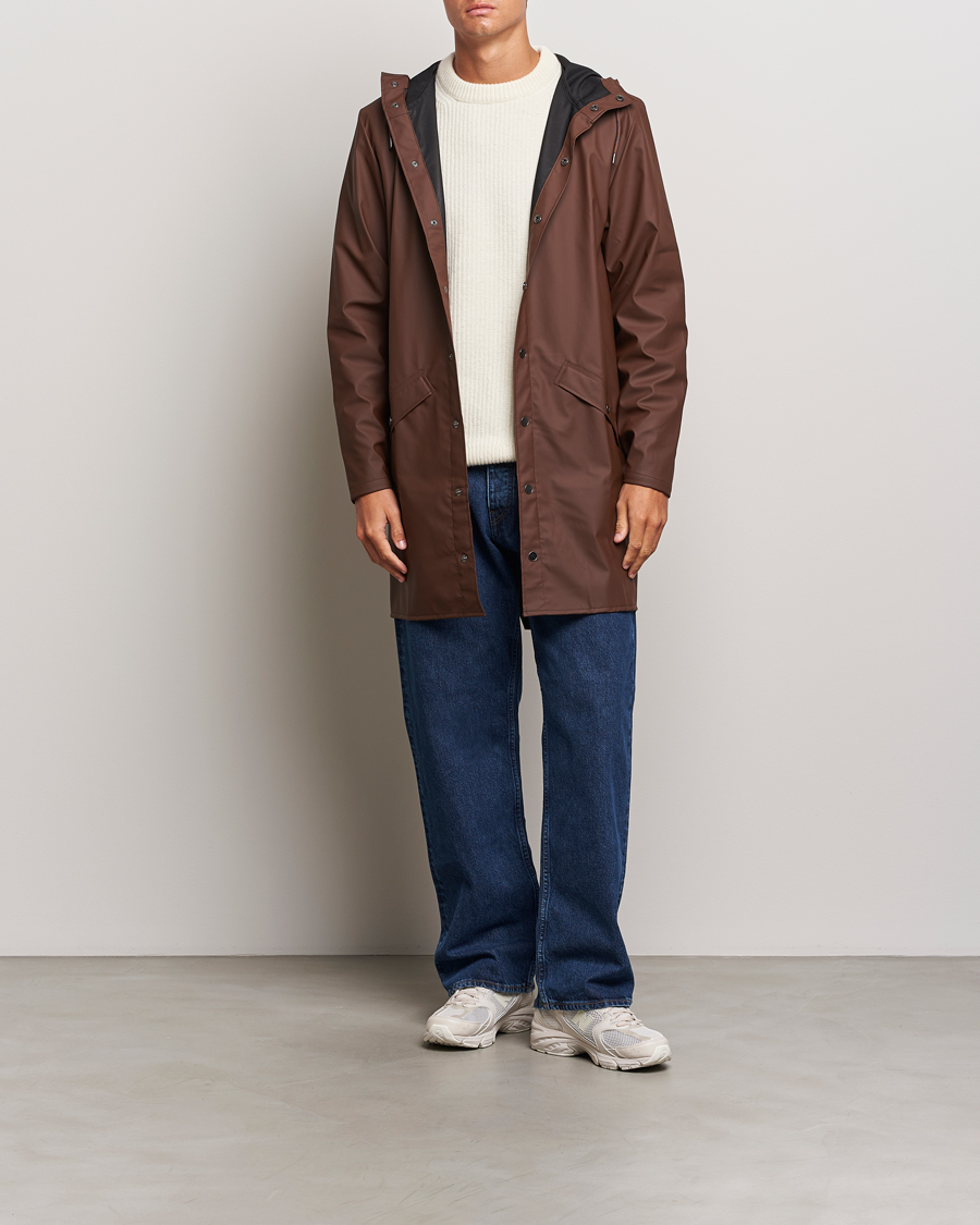 Hombres | Abrigos y chaquetas | RAINS | Long Jacket Frame Brown