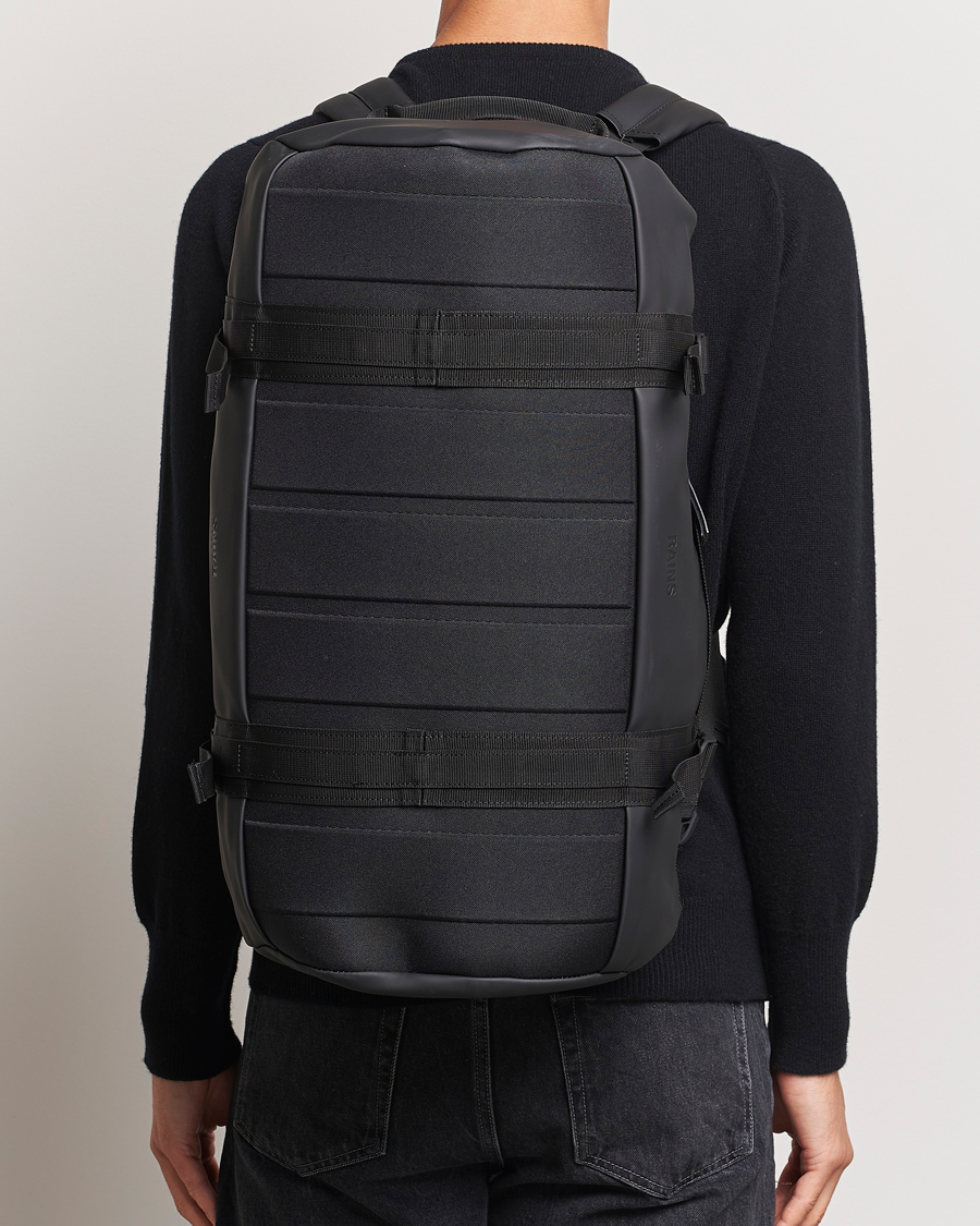 Hombres | RAINS Texel Small Duffel Bag Black | RAINS | Texel Small Duffel Bag Black