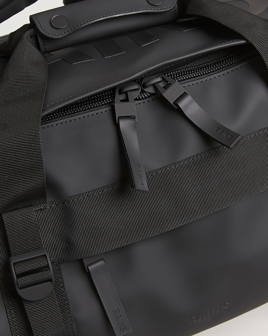 Hombres | RAINS Texel Small Duffel Bag Black | RAINS | Texel Small Duffel Bag Black