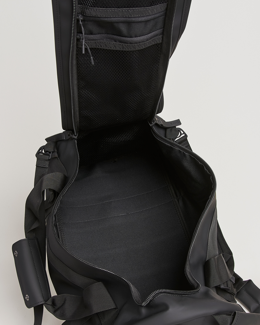 Hombres | RAINS Texel Small Duffel Bag Black | RAINS | Texel Small Duffel Bag Black
