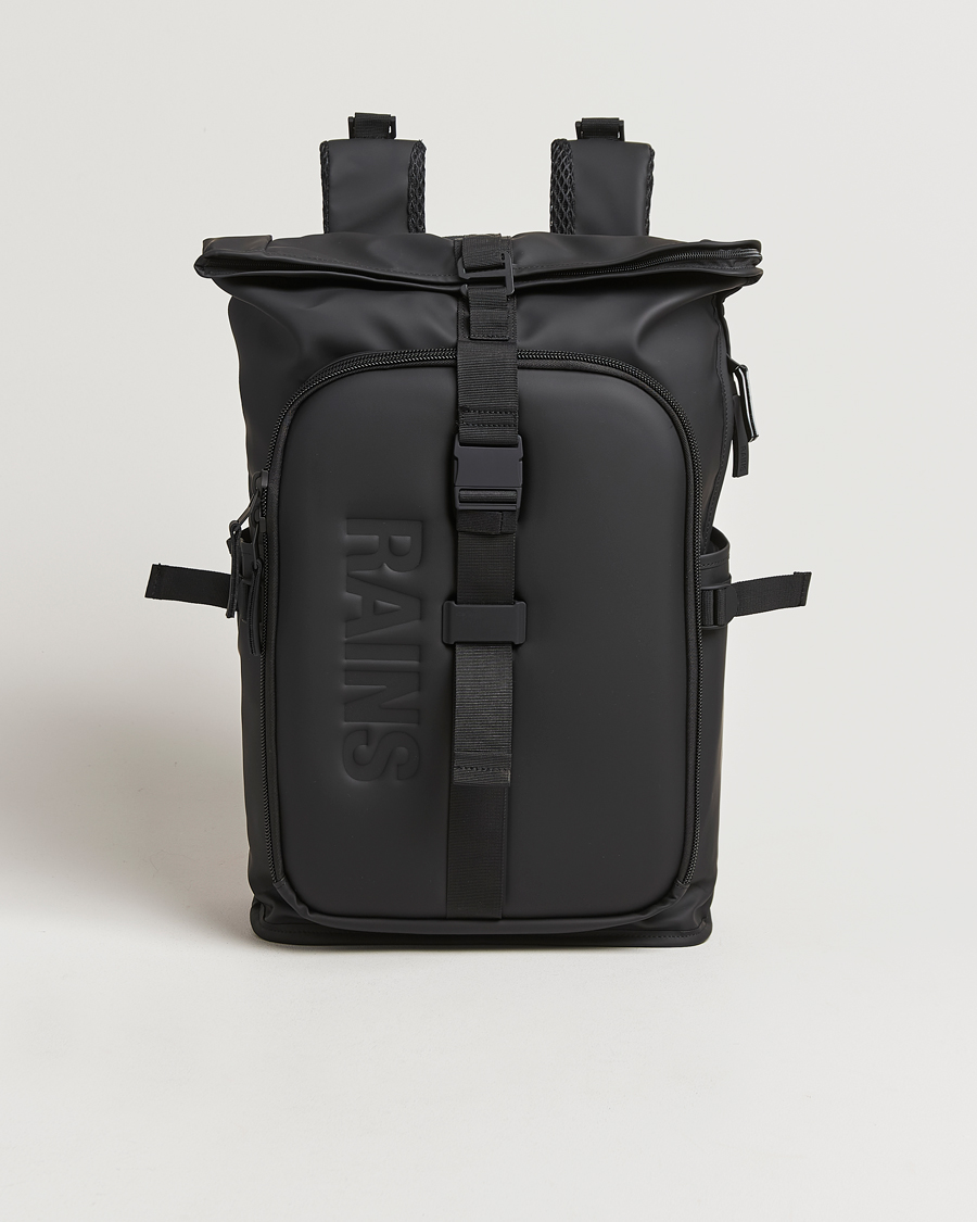 Hombres | RAINS Texel Moulded Backpack Black | RAINS | Texel Moulded Backpack Black