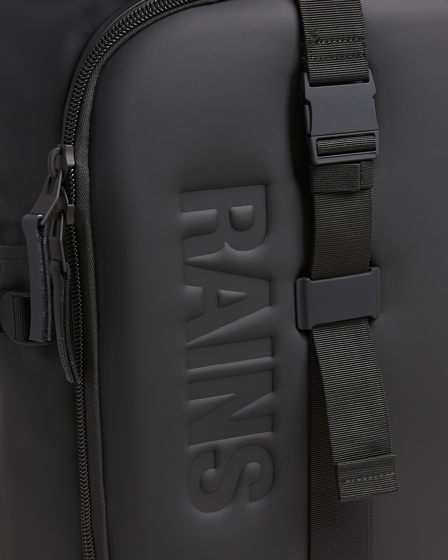 Hombres | RAINS Texel Moulded Backpack Black | RAINS | Texel Moulded Backpack Black