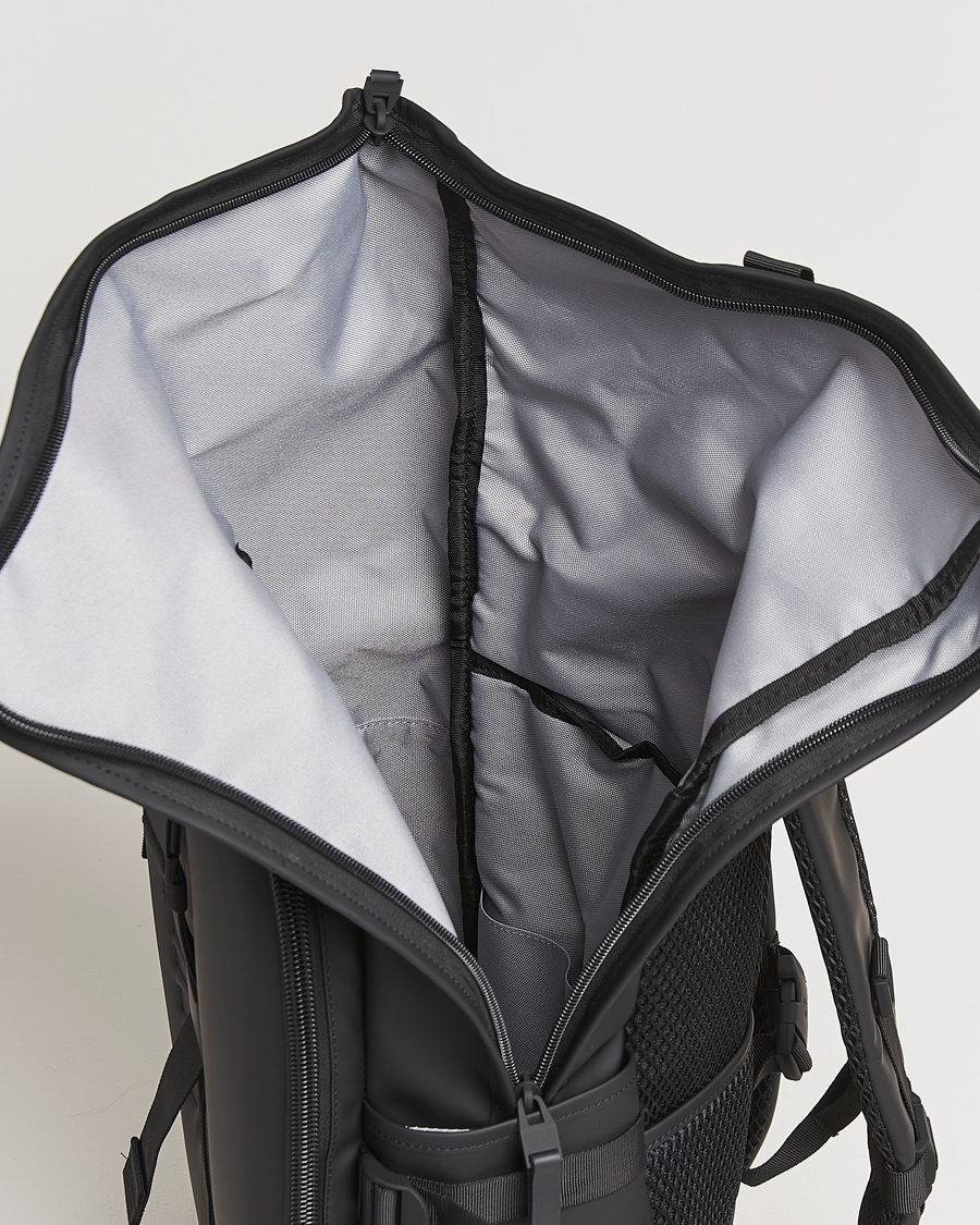 Hombres | RAINS Texel Moulded Backpack Black | RAINS | Texel Moulded Backpack Black