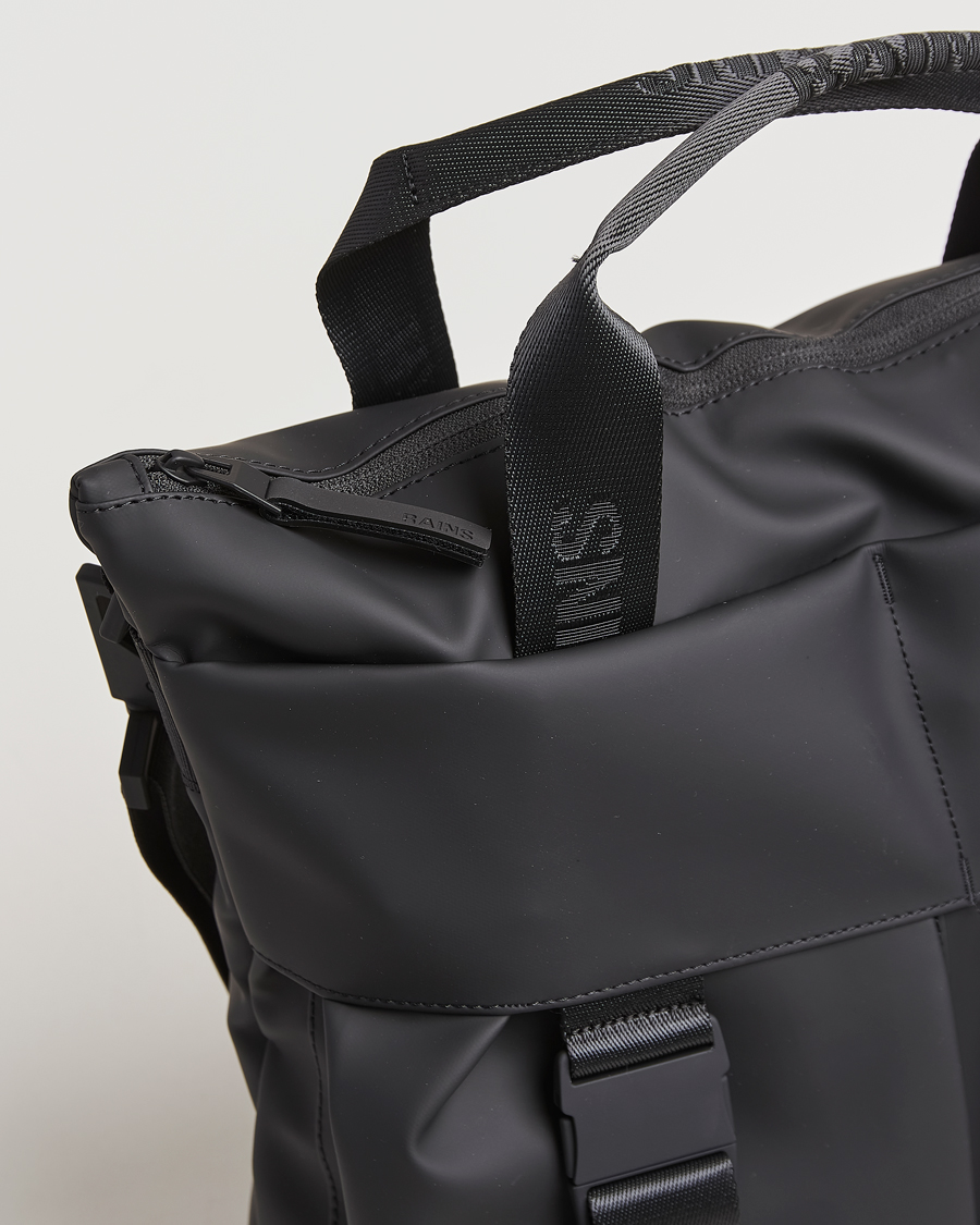 Hombres | RAINS Trail Tote Bag Black | RAINS | Trail Tote Bag Black
