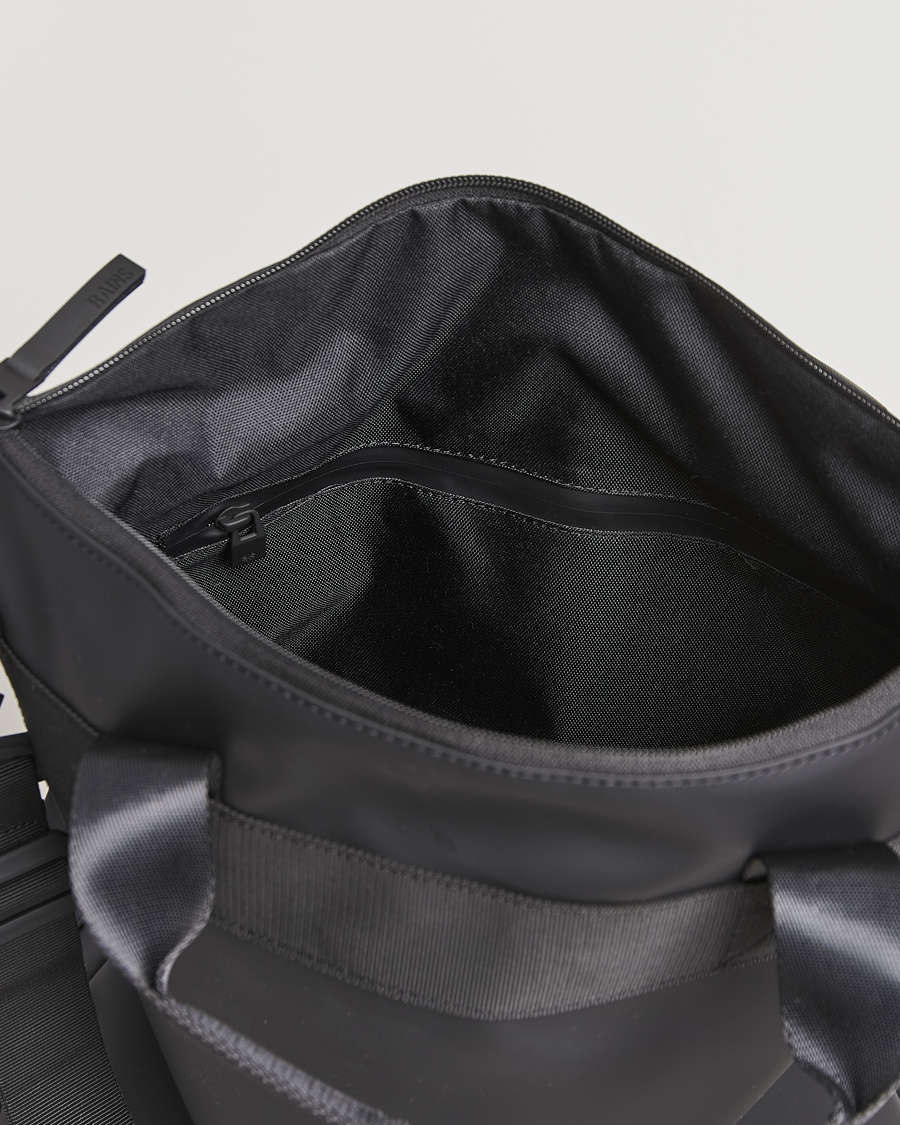 Hombres | RAINS Trail Tote Bag Black | RAINS | Trail Tote Bag Black