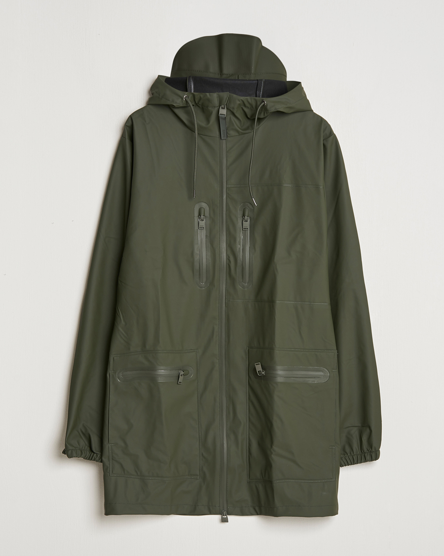 Hombres | Abrigos y chaquetas | RAINS | Cargo Long Jacket Green