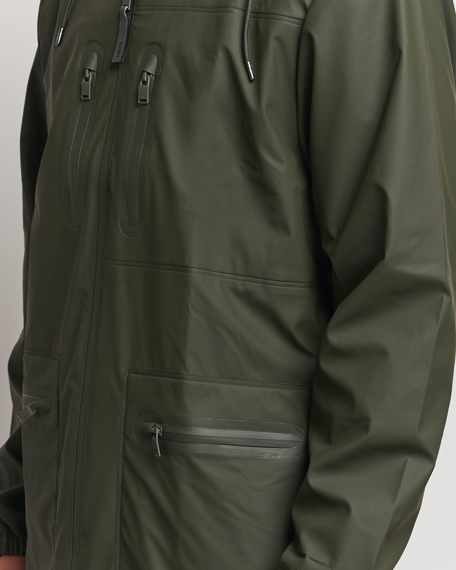 Hombres | Abrigos y chaquetas | RAINS | Cargo Long Jacket Green