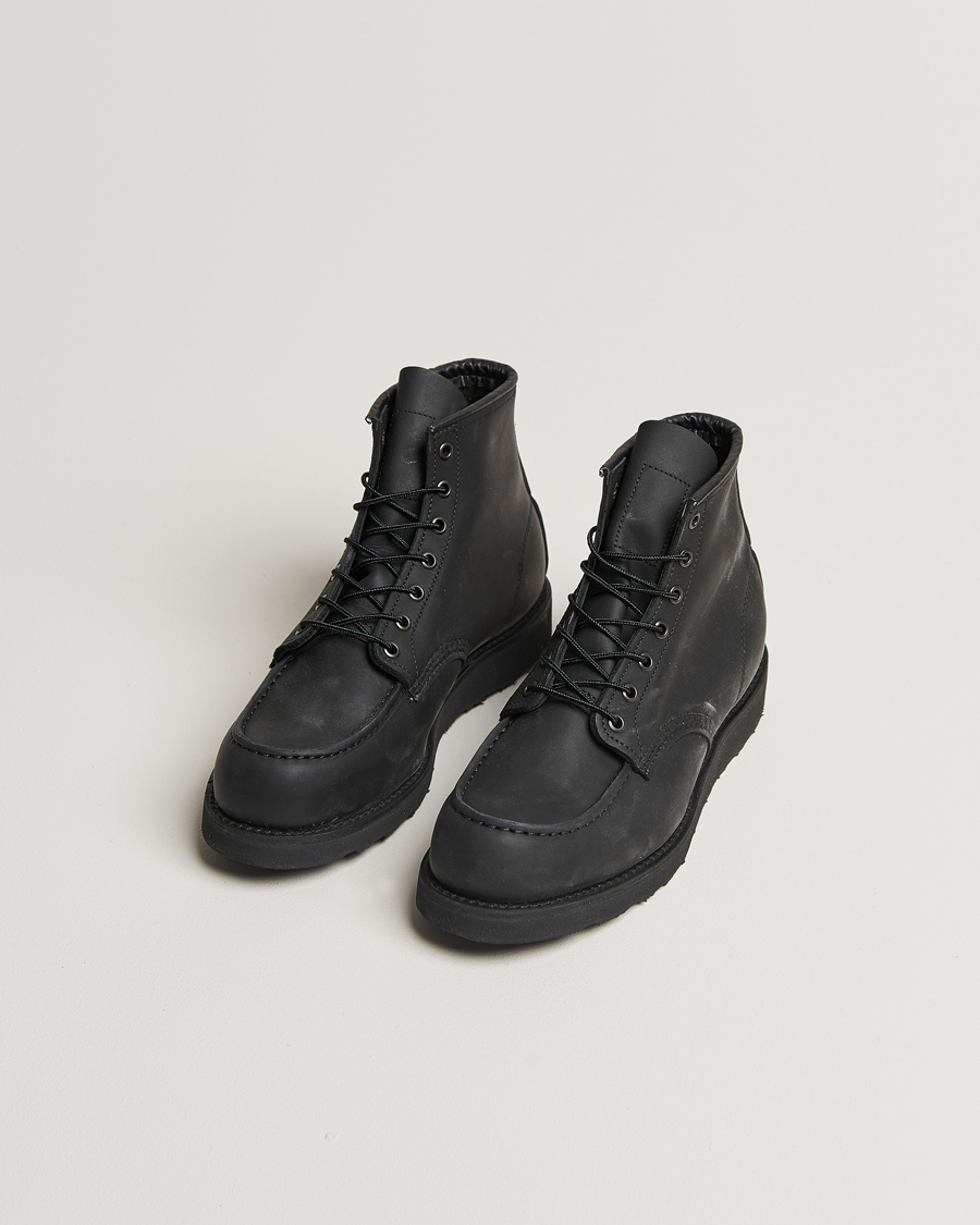 Hombres | Botas | Red Wing Shoes | Moc Toe Boot Black Harness