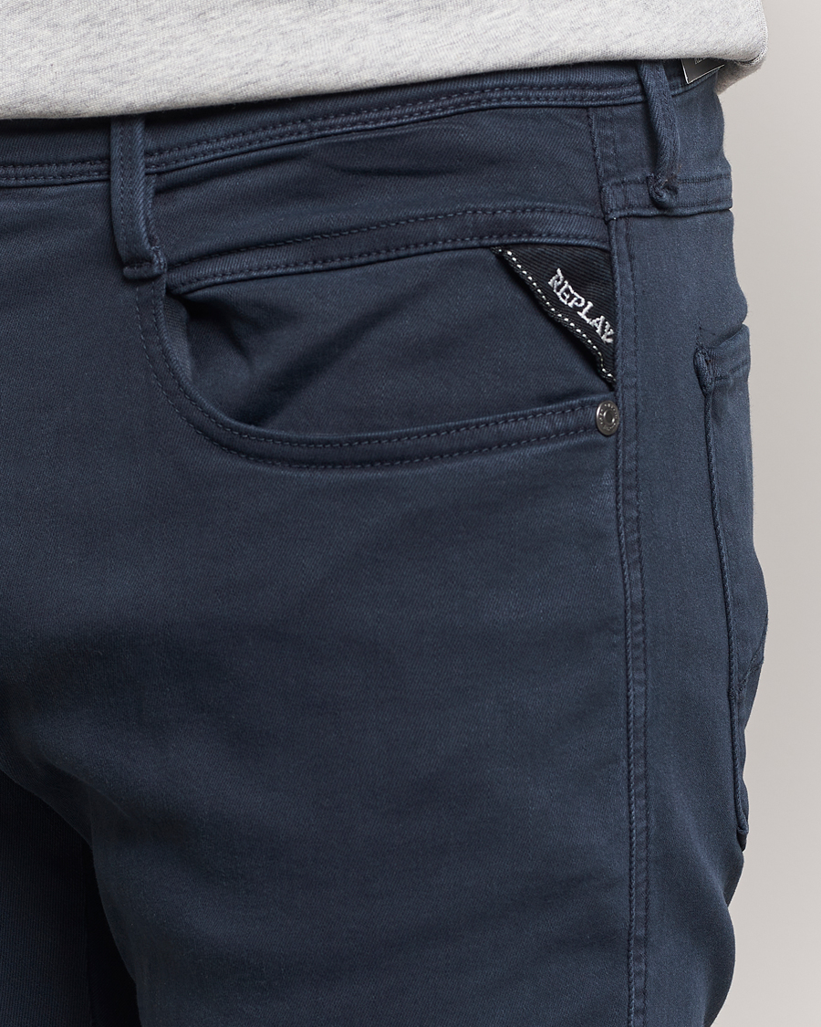 Hombres | Pantalones | Replay | Anbass Hyperflex X.Lite 5-Pocket Pants Navy