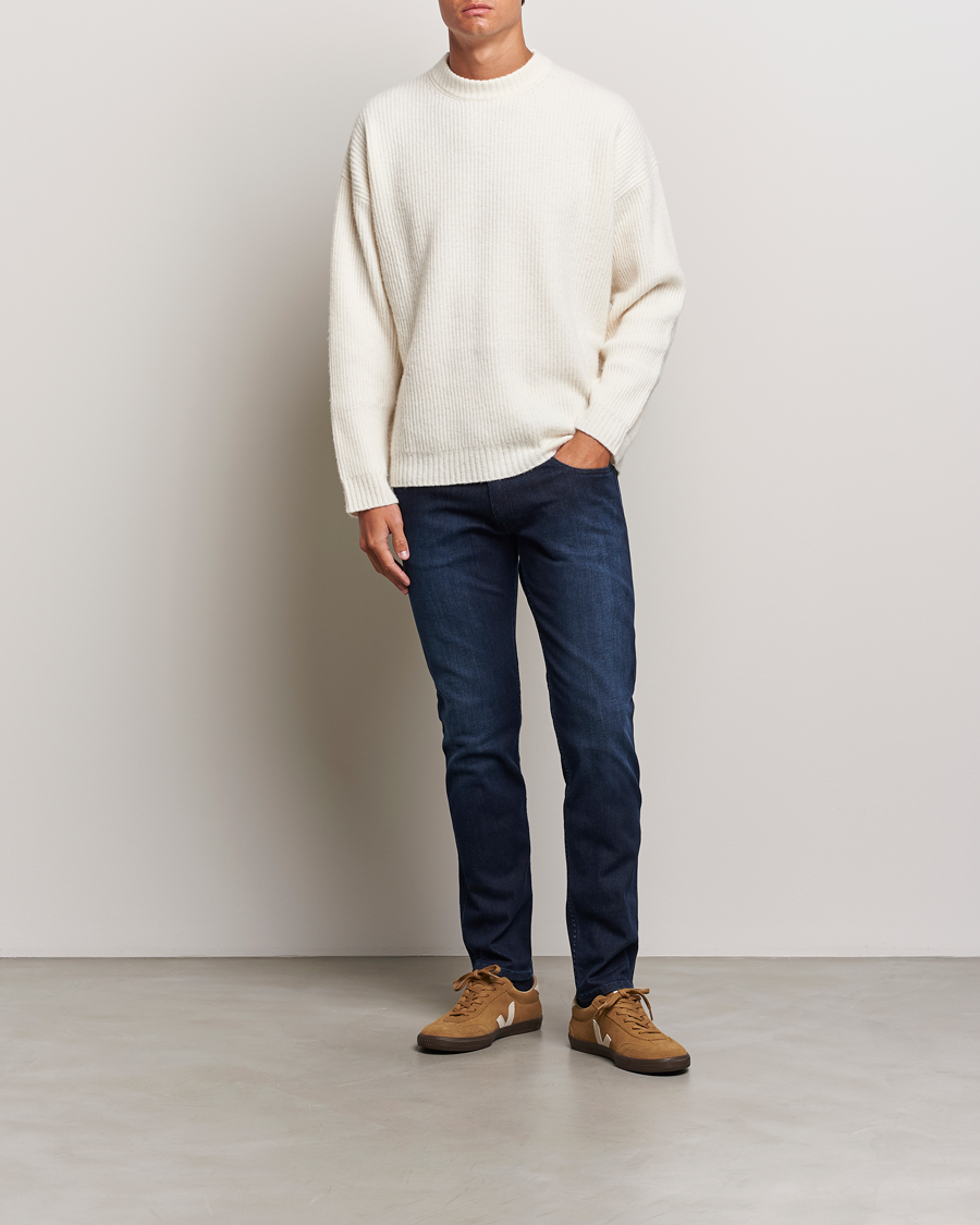 Hombres | Vaqueros | Replay | Anbass Powerstretch Jeans Dark Indigo