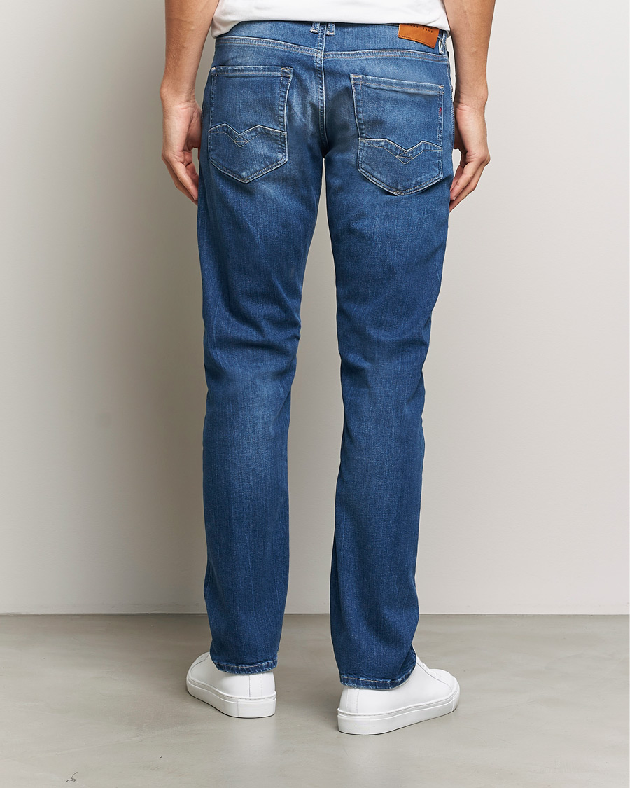 Hombres | Vaqueros | Replay | Rocco Tapered Stretch Jeans Medium Blue