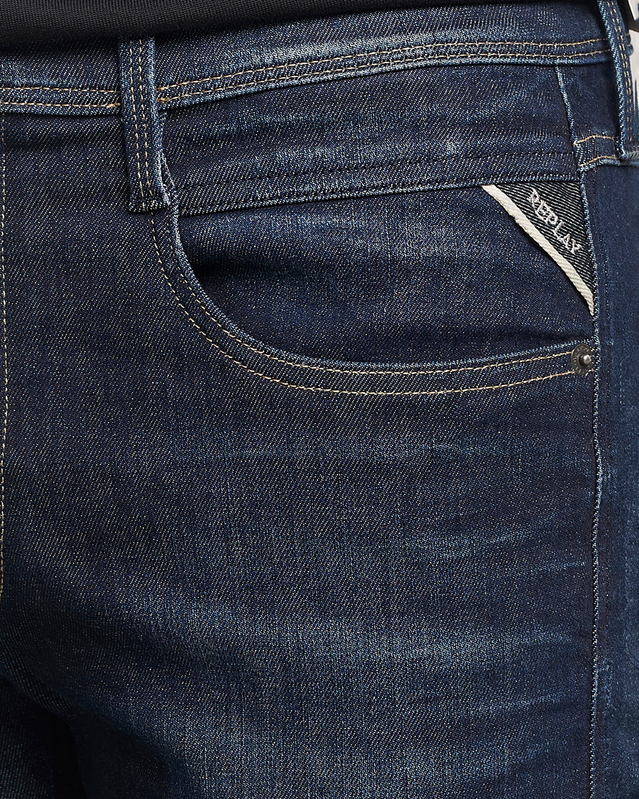 Hombres | Vaqueros | Replay | Anbass Hyperflex Dust Jeans Dark Blue