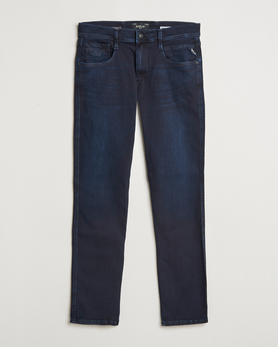 Hombres | Vaqueros | Replay | Anbass Hyperflex Eco Plus Jeans Blue Black