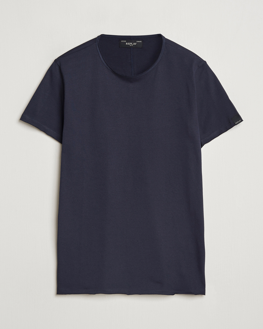 Hombres | Camisetas | Replay | Crew Neck T-Shirt Night Blue
