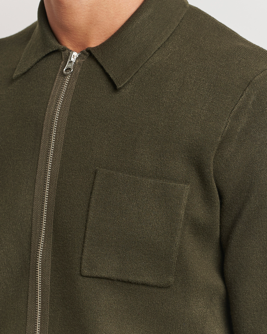 Hombres | Jerséis y prendas de punto | Samsøe Samsøe | Guna Full Zip Forest Night