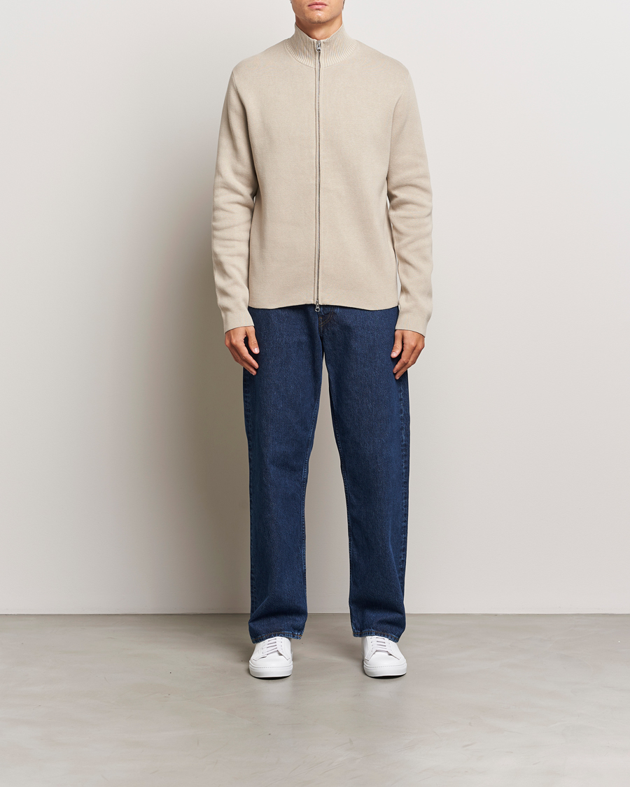 Hombres | Jerséis y prendas de punto | Samsøe Samsøe | Niklas Full Zip Abbey Stone